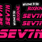 SEV7N Bloodline Hot Pink Sticker Sheet